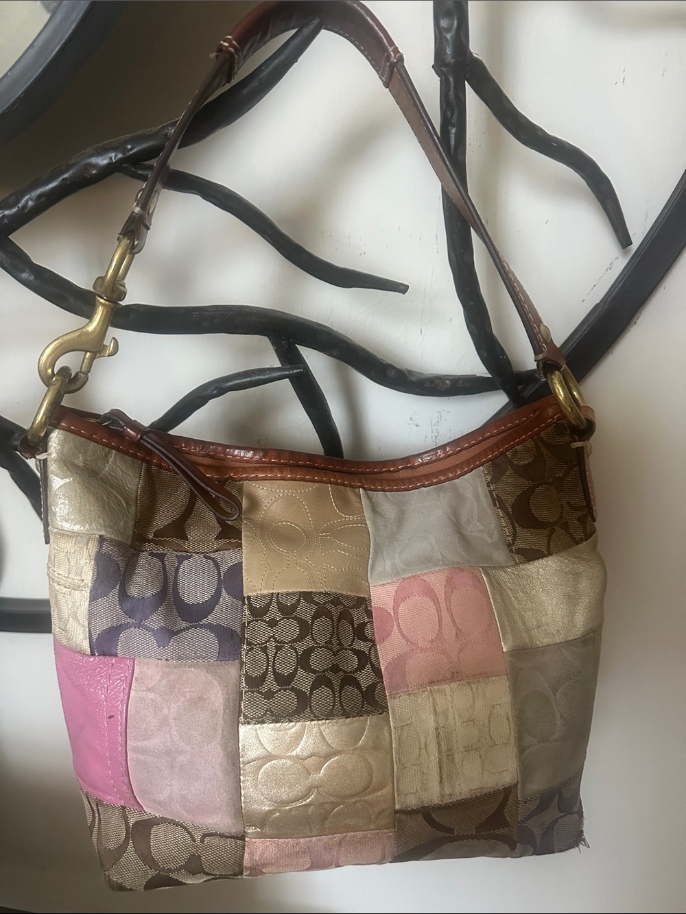 Y2K COACH PATCHWORK BAG